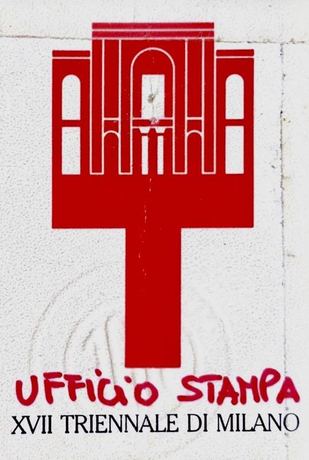 Triennale di Milano: badge Ufficio Stampa, 1996