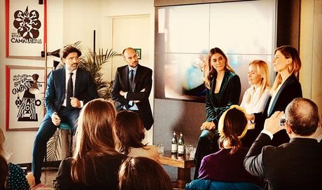 LA5, conferenza stampa con Melissa Satta e Alessandra Grillo, Milano, 2017